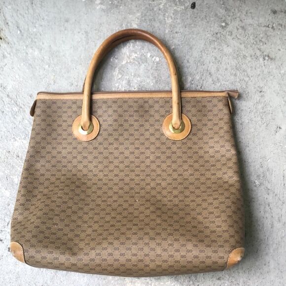 Vintage Gucci Micro GG Tote - Picture 2 of 14